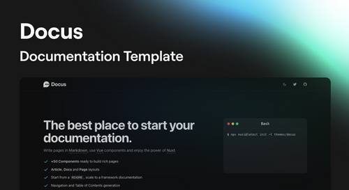 Docus main screen